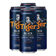 Tiger Black 500ml - Bundle of 4 Cans