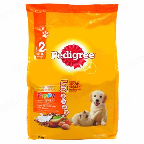 Pedigree Puppy Dry Dog Food Chicken, Egg & Milk (1.5kg) - 50% OFF