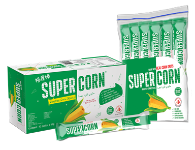 Supercorn Corn Roast Sticks (Green)  11g x 12's (50% OFF)