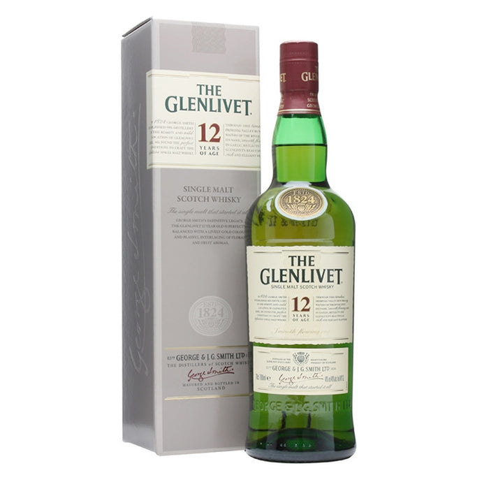 The Glenlivet 12 Single Malt Scotch Whisky 700ml