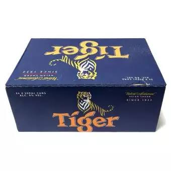 Tiger Black 500ml Can - 1 case